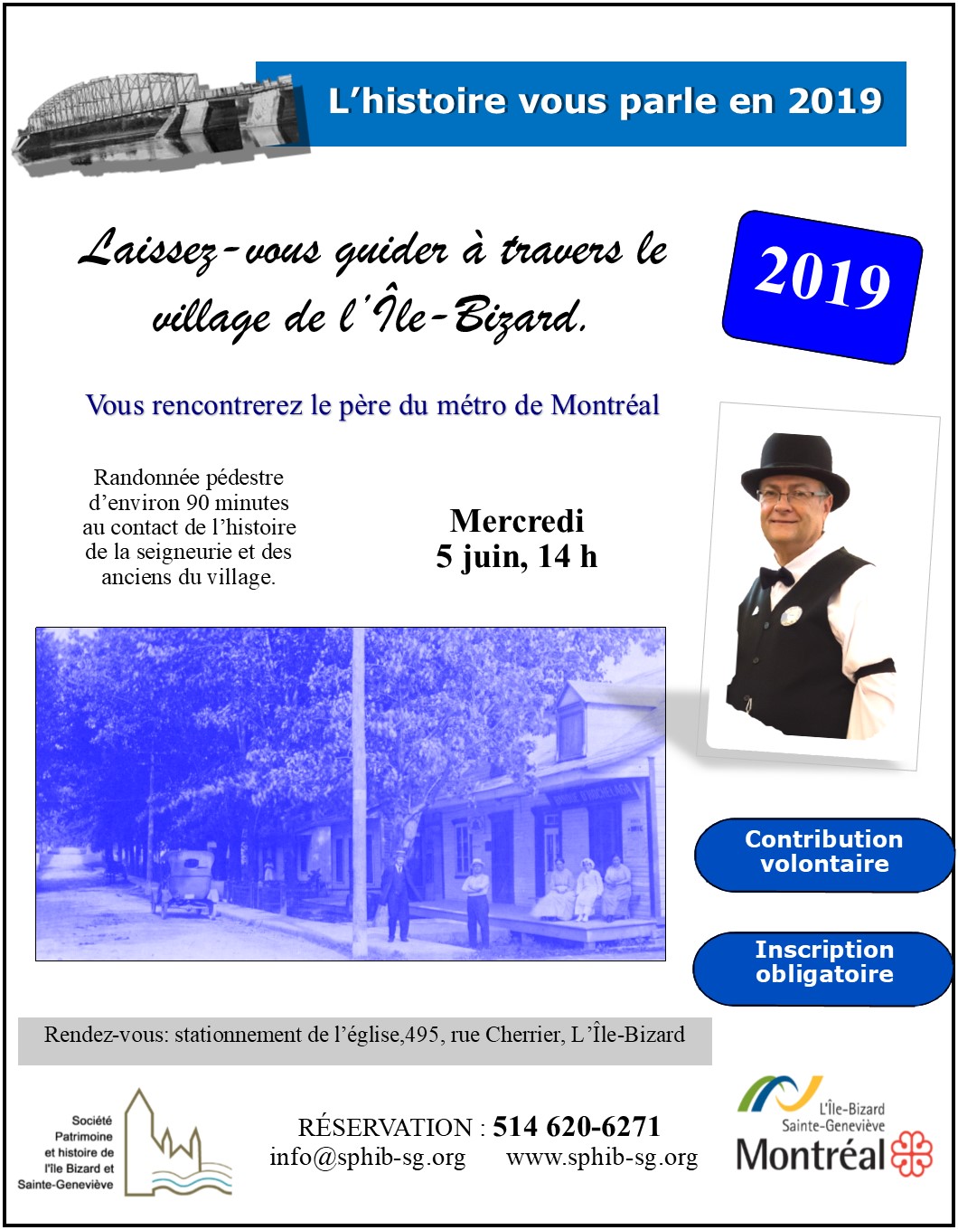 5 juin 2019 – Visite patrimoniale au village de l’île Bizard | Société ...