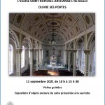 Publicité visite de l'église, 11 septembre 2021