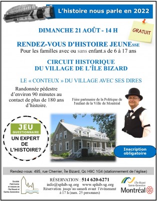 Visite village île Bizard 2022 8.5 X 11